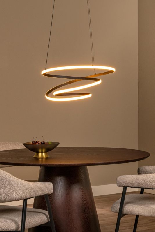 Lampa wisząca Lucide ESPIRAL czarna LED 40W 2700-4000K 2500lm IP20 - 1 szt.