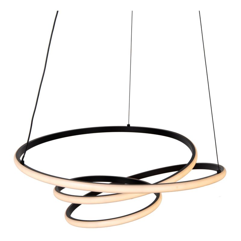 Lampa wisząca Lucide ESPIRAL czarna LED 40W 2700-4000K 2500lm IP20 - 1 szt.