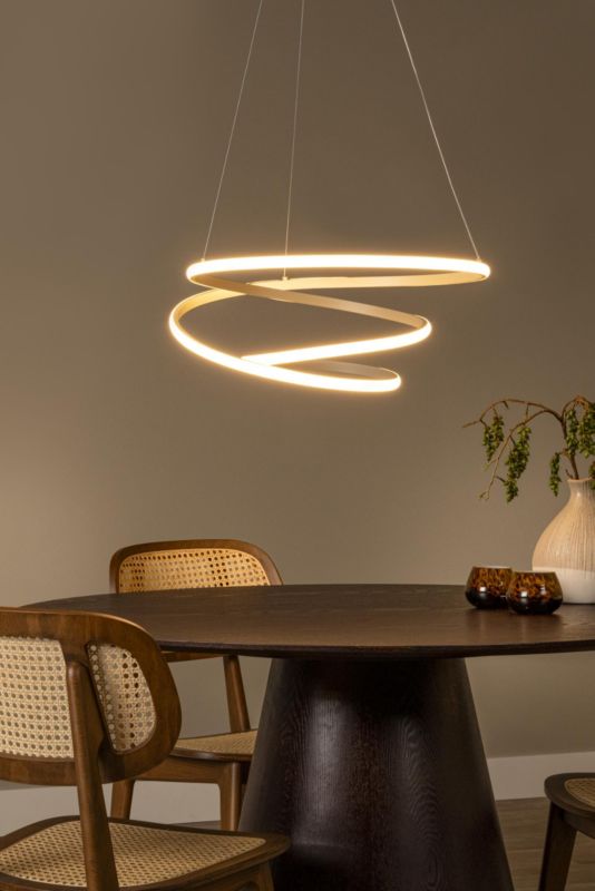 Lampa wisząca Lucide ESPIRAL taupe LED 40W 2700-4000K 2200lm IP20 - 1 szt.