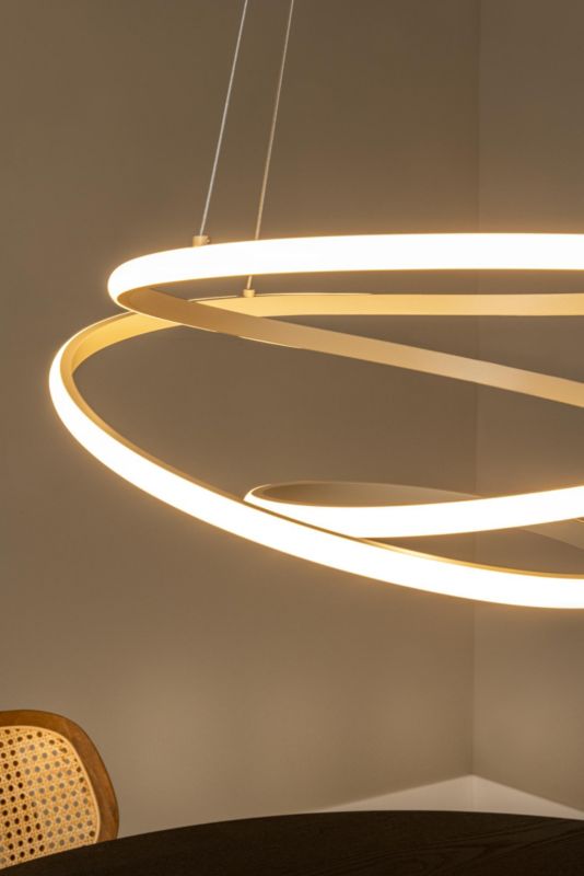 Lampa wisząca Lucide ESPIRAL taupe LED 40W 2700-4000K 2200lm IP20 - 1 szt.