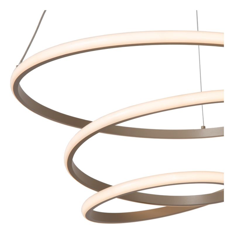 Lampa wisząca Lucide ESPIRAL taupe LED 40W 2700-4000K 2200lm IP20 - 1 szt.
