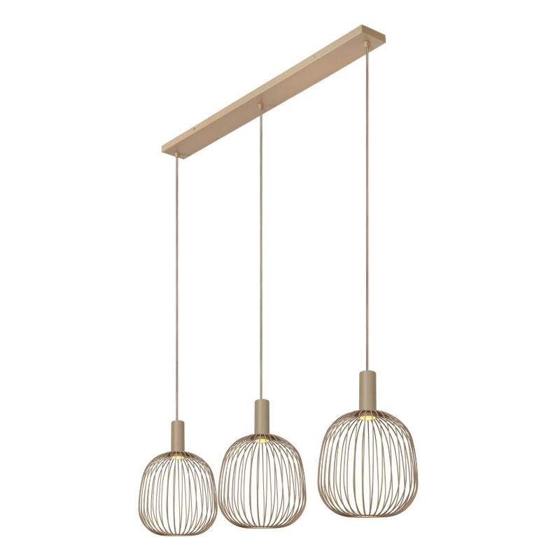 Lampa wisząca Lucide ESTEREL taupe 3xGU10x25W IP20 wym:70x116x25cm - 1 szt.
