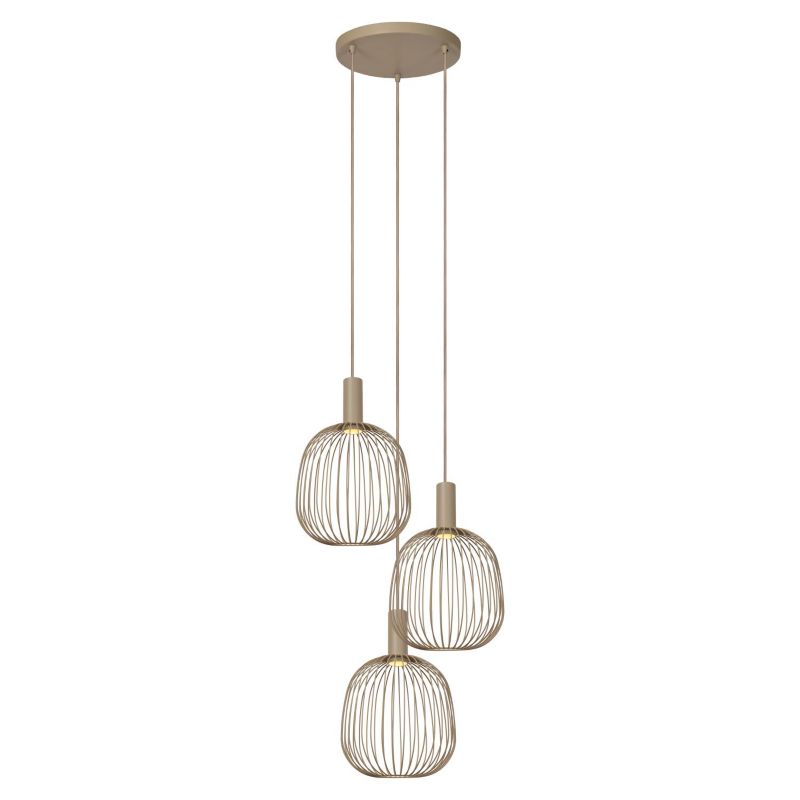 Lampa wisząca Lucide ESTEREL taupe 3xGU10x25W IP20 wym:70x50x50cm - 1 szt.