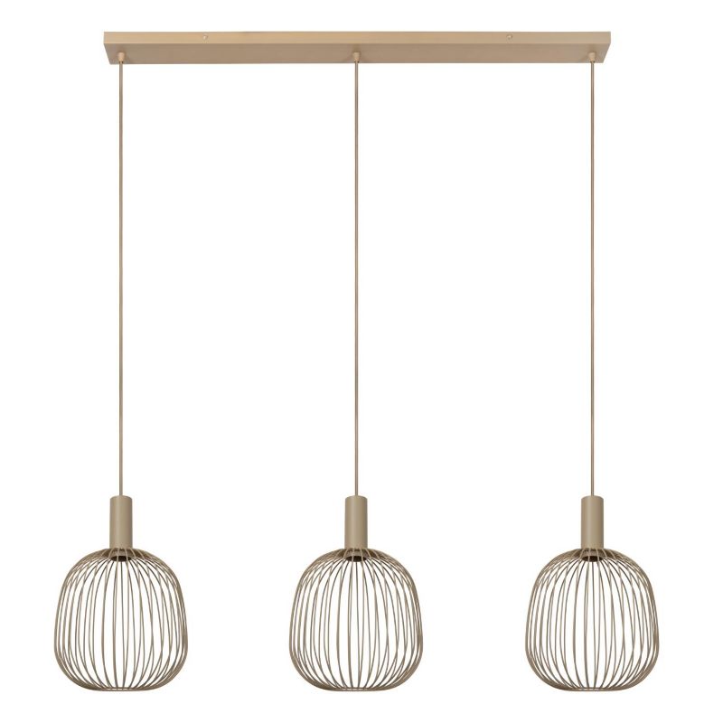 Lampa wisząca Lucide ESTEREL taupe 3xGU10x25W IP20 wym:70x50x50cm - 1 szt.