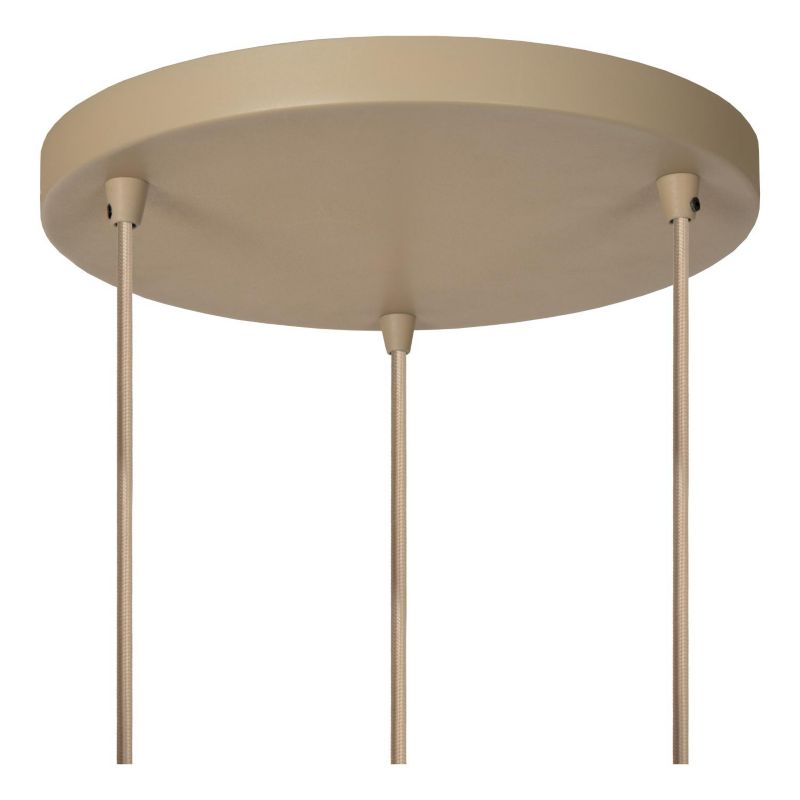 Lampa wisząca Lucide ESTEREL taupe 3xGU10x25W IP20 wym:70x50x50cm - 1 szt.