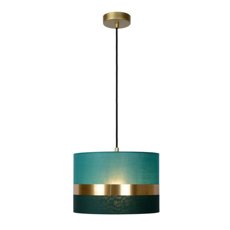 Lampa wisząca Lucide EXTRAVAGANZA zielono-turkusowa 1xE27x40W IP20 wym:152,5x30x30cm - 1 szt.