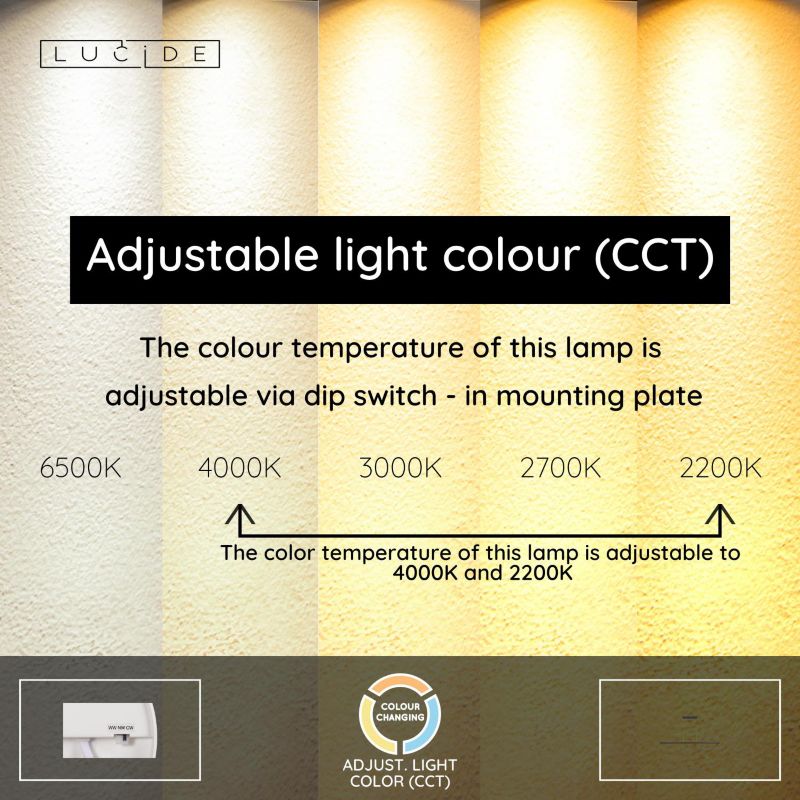 Lampa wisząca Lucide FELSTED czarna LED 28W 2200/4000K 3300lm IP20 - 1 szt.