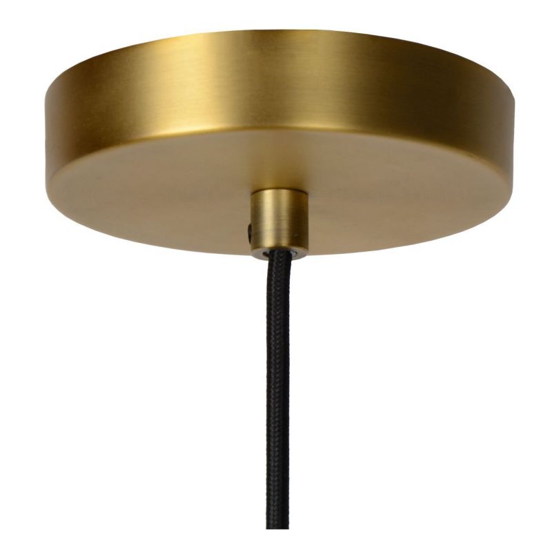Lampa wisząca Lucide FIRMIN mosiężno-złota-biała 1xE27x40W IP20 wym:150x20x20cm - 1 szt.