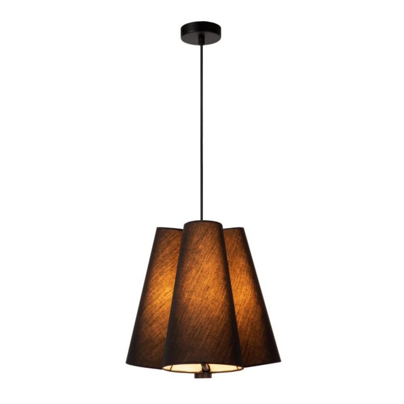 Lampa wisząca Lucide GREGORY czarna 1xE27x60W IP20 wym:165x34,3x34,3cm - 1 szt.