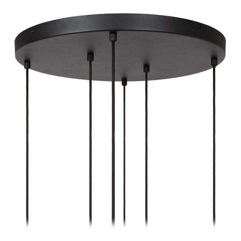 Lampa wisząca Lucide JOANET czarna 4xE27+GU10x40W IP20 wym:150x65x65cm - 1 szt.