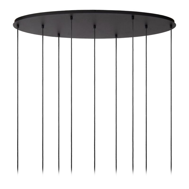 Lampa wisząca Lucide JOANET czarna 6xE27+GU10x40W IP20 wym:150x130x35cm - 1 szt.