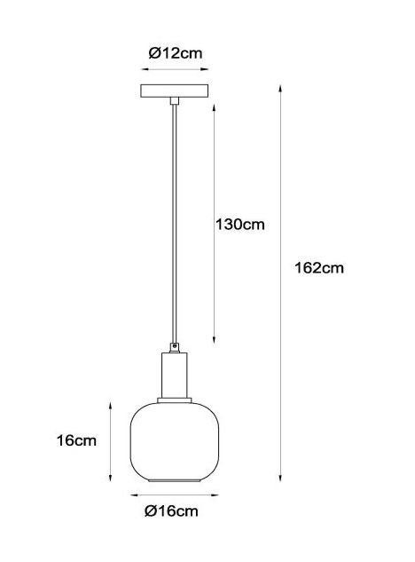 Lampa wisząca Lucide JOANET mosiężno-złota-szara 1xE27x40W IP20 wym:162x16x16cm - 1 szt.