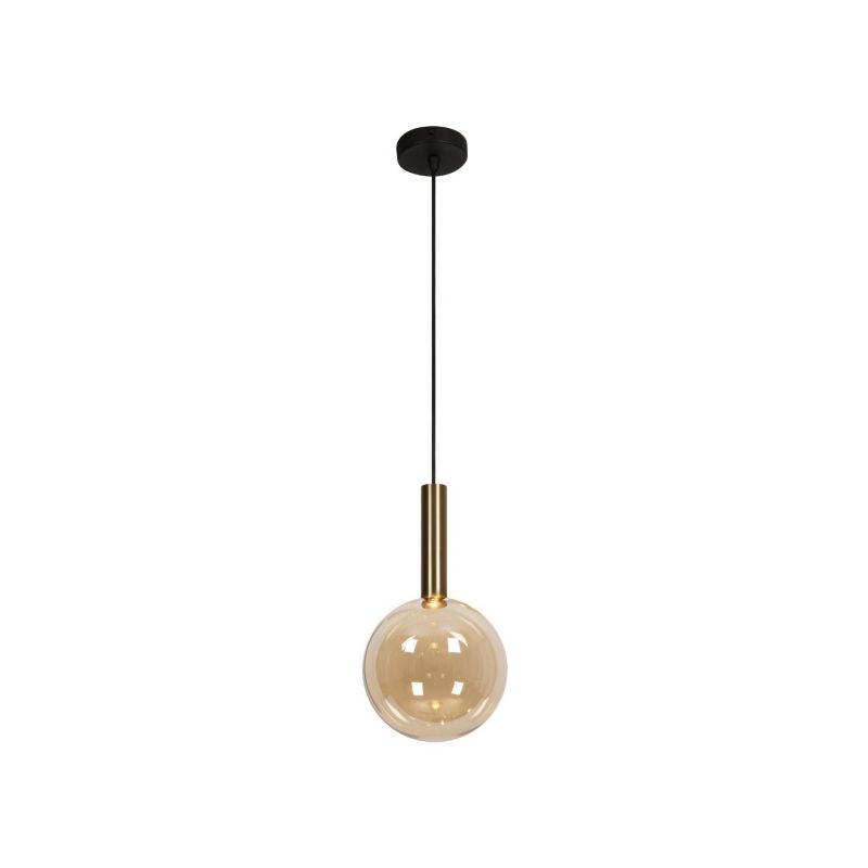 Lampa wisząca Lucide JOSIANE miedziano-czarna 1xG9x40W IP20 wym:70x18x18cm - 1 szt.