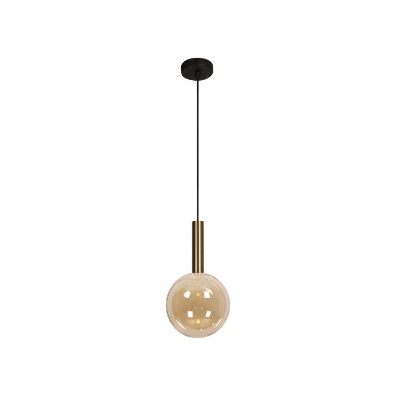 Lampa wisząca Lucide JOSIANE miedziano-czarna 1xG9x40W IP20 wym:70x18x18cm - 1 szt.