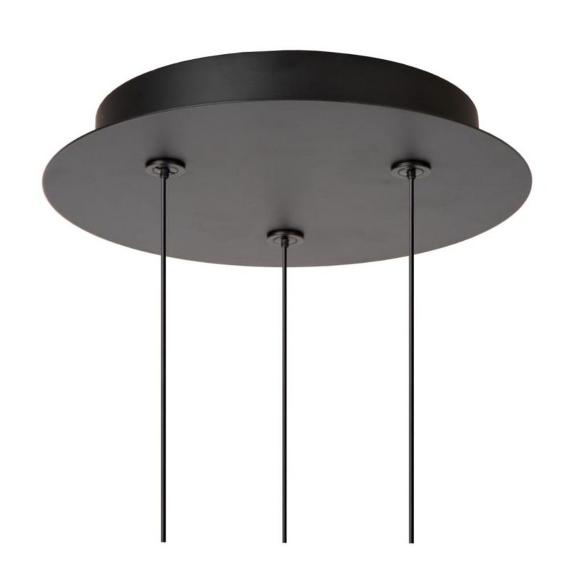 Lampa wisząca Lucide KLIGANDE czarna LED 7W biały ciepły 2700K 720lm IP20 wym:150x23x23cm - 1 szt.