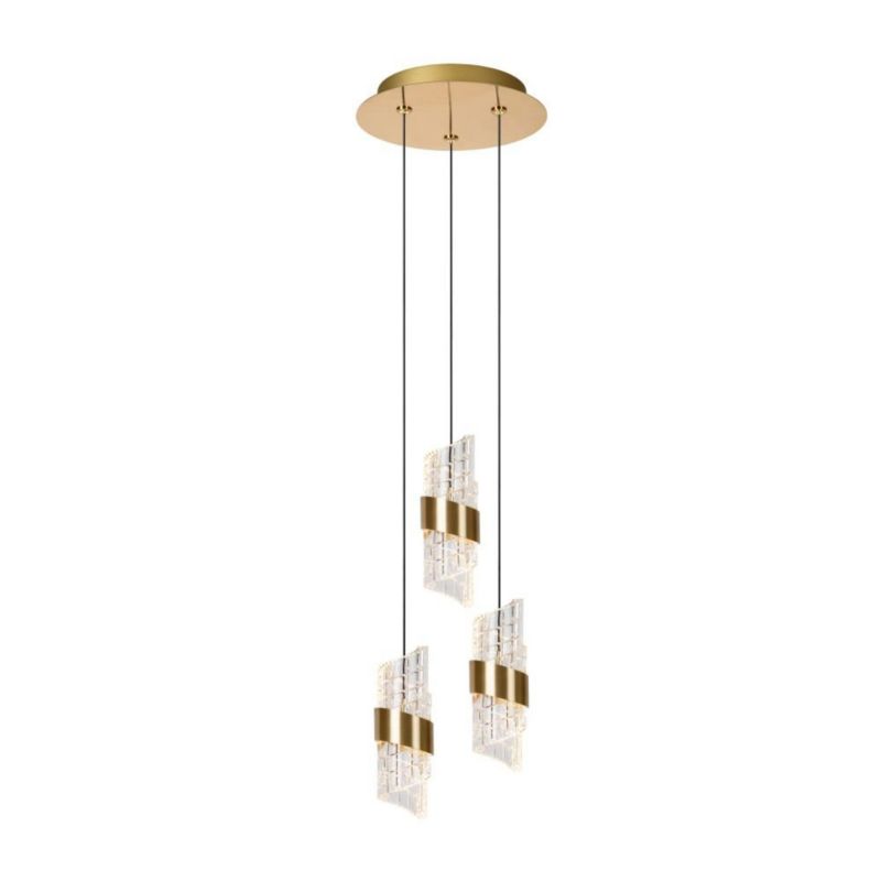 Lampa wisząca Lucide KLIGANDE złoto-odcienie złota LED 7W biały ciepły 2700K 720lm IP20 wym:150x23x23cm - 1 szt.