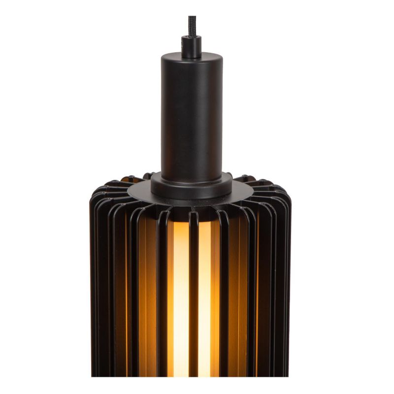 Lampa wisząca Lucide LAMBRES czarna 5xE27x40W IP20 wym:164x164x15cm - 1 szt.