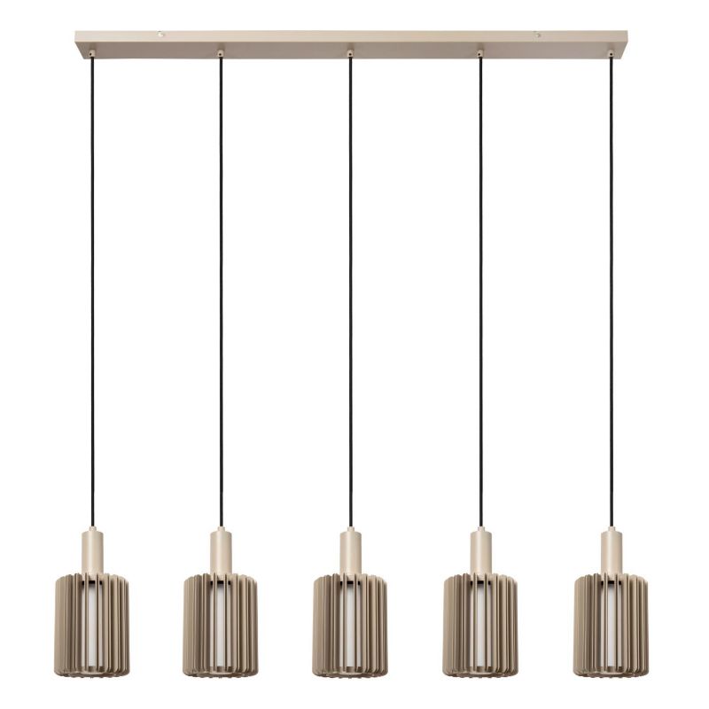 Lampa wisząca Lucide LAMBRES taupe 5xE27x40W IP20 wym:164x164x15cm - 1 szt.