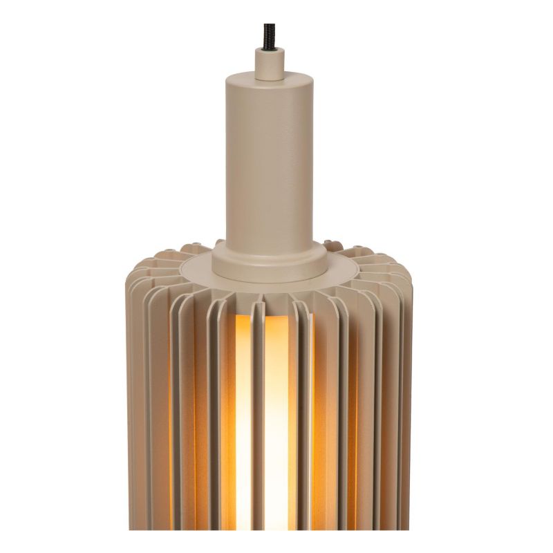 Lampa wisząca Lucide LAMBRES taupe 5xE27x40W IP20 wym:164x164x15cm - 1 szt.