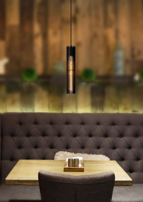 Lampa wisząca Lucide Lionel czarna punktowa 1xE27 x 40W 1 szt.