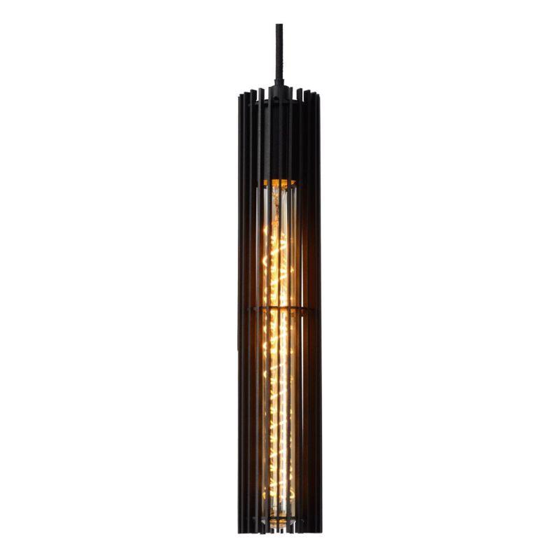 Lampa wisząca Lucide Lionel czarna punktowa 1xE27 x 40W 1 szt.