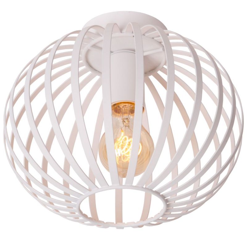 Lampa wisząca Lucide MANUELA biała 1xE27x60W IP20 wym:21x25x25cm - 1 szt.