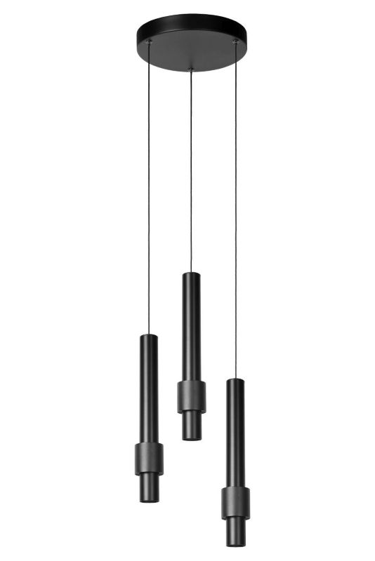 Lampa wisząca Lucide MARGARY czarna LED 4,3W biały ciepły 2700K 433lm IP20 wym:169x28x28cm - 1 szt.