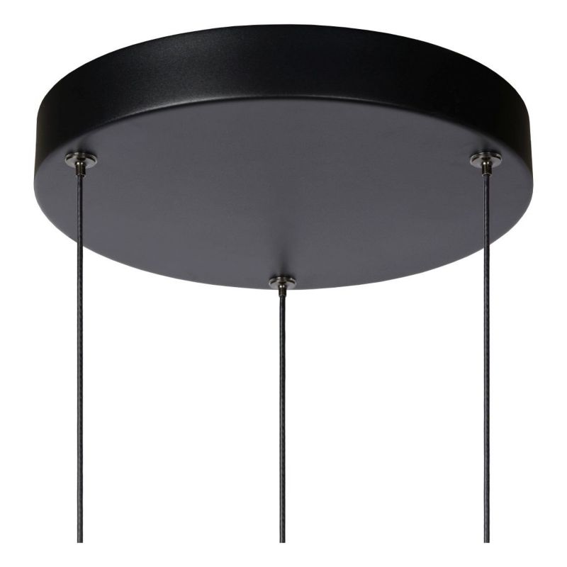 Lampa wisząca Lucide MARGARY czarna LED 4,3W biały ciepły 2700K 433lm IP20 wym:169x28x28cm - 1 szt.