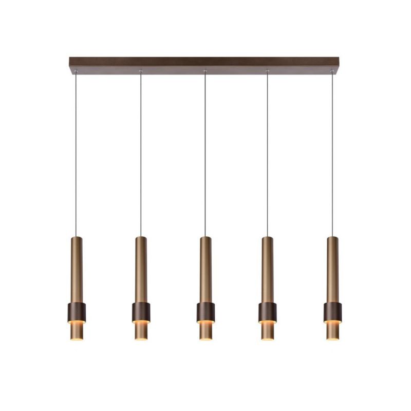 Lampa wisząca Lucide MARGARY złoto-brązowa LED 22W biały ciepły 2700K 460lm IP20 wym:169x103x8cm - 1 szt.