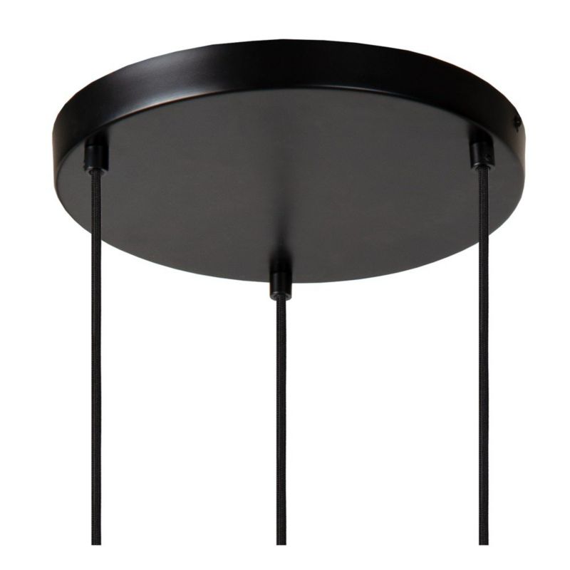 Lampa wisząca Lucide MARIUS czarna 3xE27x40W IP20 wym:150x48,5x48,5cm - 1 szt.