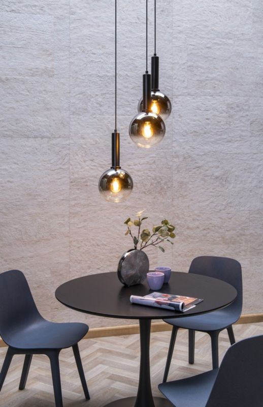 Lampa wisząca Lucide MARIUS czarna 3xE27x40W IP20 wym:150x48,5x48,5cm - 1 szt.