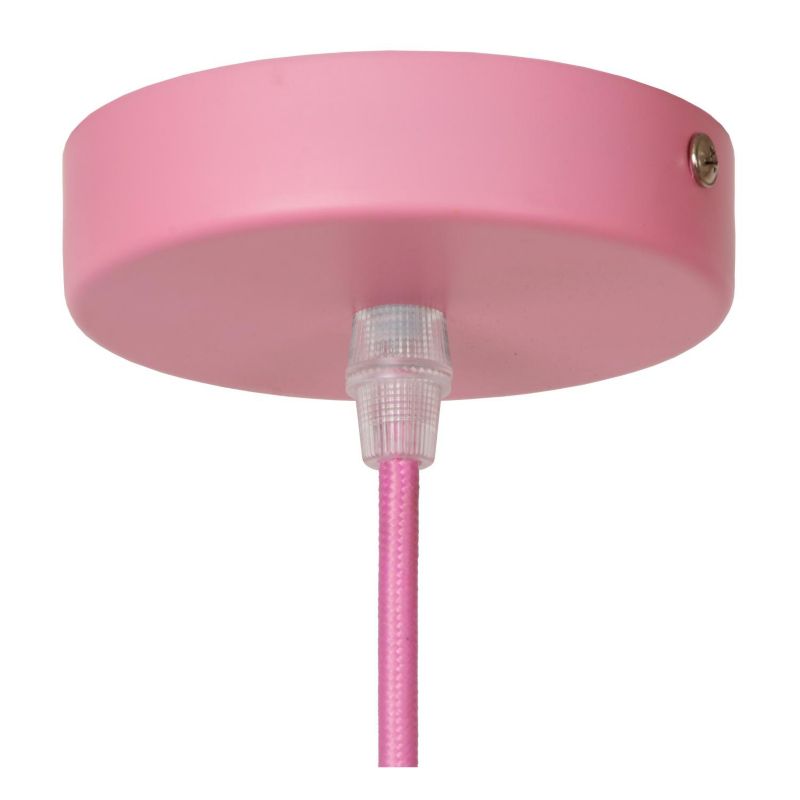 Lampa wisząca Lucide MAURO różowa 1xE27x40W IP20 wym:100x33,5x33,5cm - 1 szt.
