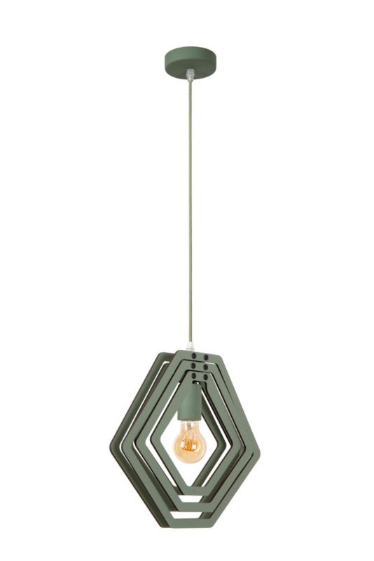 Lampa wisząca Lucide MAURO zielona 1xE27x40W IP20 wym:100x33,5x33,5cm - 1 szt.