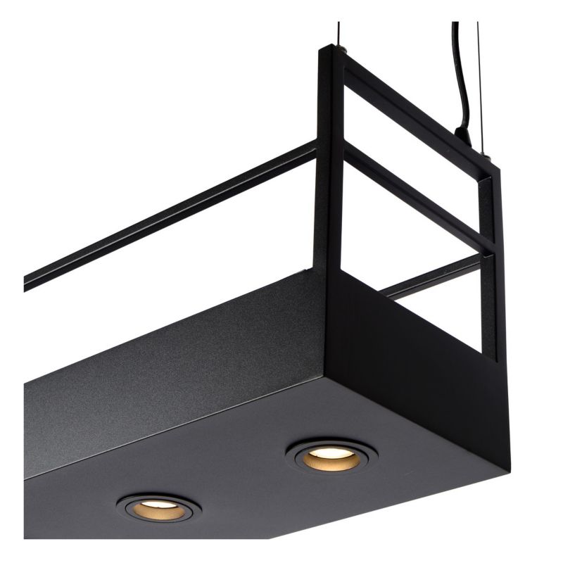 Lampa wisząca Lucide Miravelle czarna do kuchni 6xGU10 x 40W 1 szt.