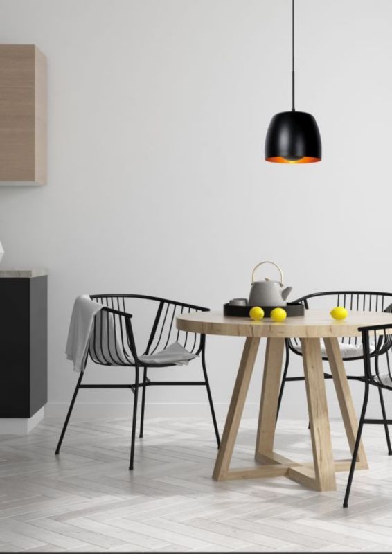 Lampa wisząca Lucide NOLAN czarna 1xE27x40W IP20 wym:166,2x24x24cm - 1 szt.