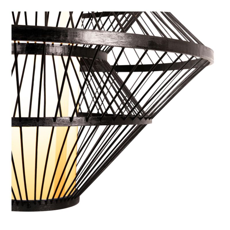 Lampa wisząca Lucide PASQUINO czarna 1xE27x40W IP20 wym:80x60x60cm - 1 szt.