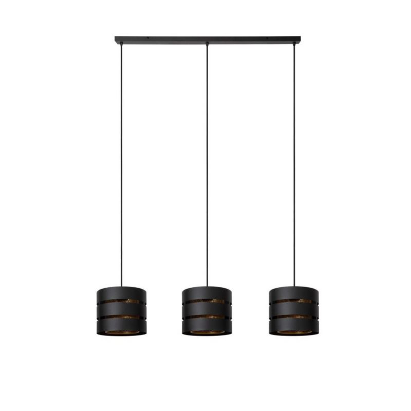 Lampa wisząca Lucide ROSAS czarna 3xE27x40W IP20 wym:152x130x26cm - 1 szt.