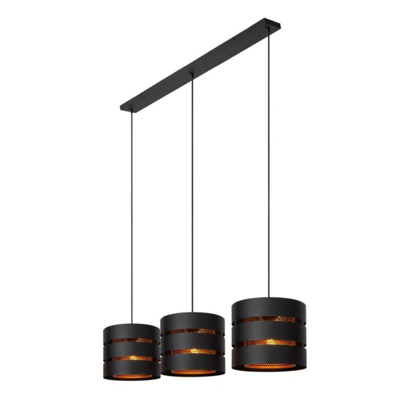 Lampa wisząca Lucide ROSAS czarna 3xE27x40W IP20 wym:152x130x26cm - 1 szt.