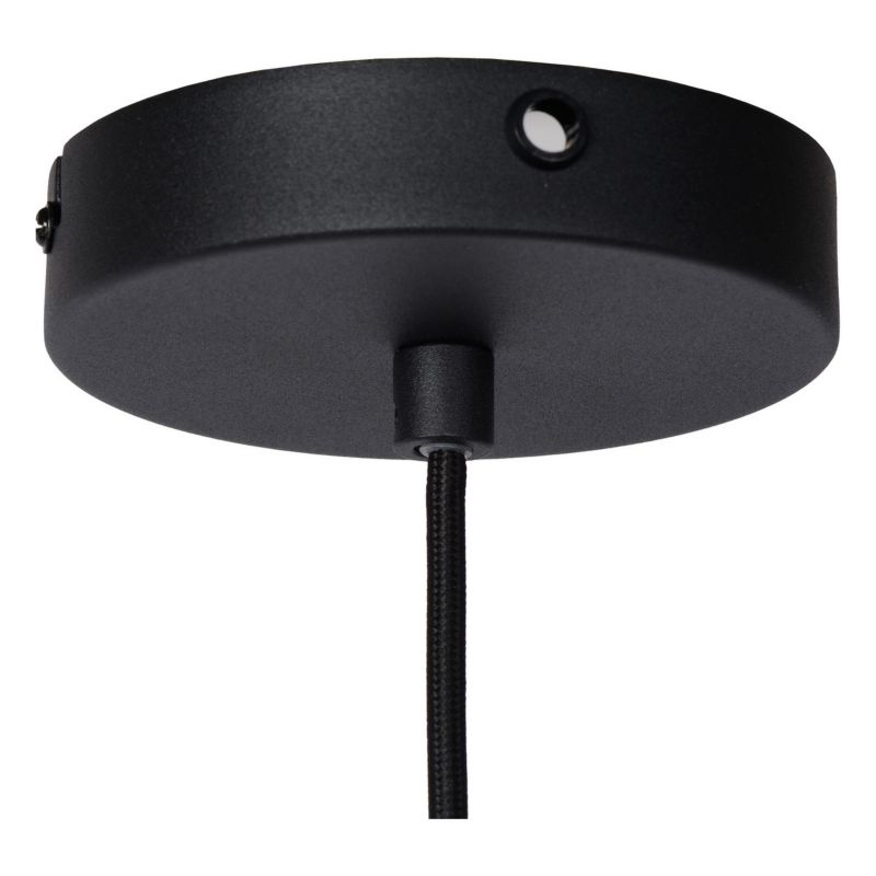 Lampa wisząca Lucide Siemon 1743 czarna nad stół 1xE27 x 40W 1 szt.