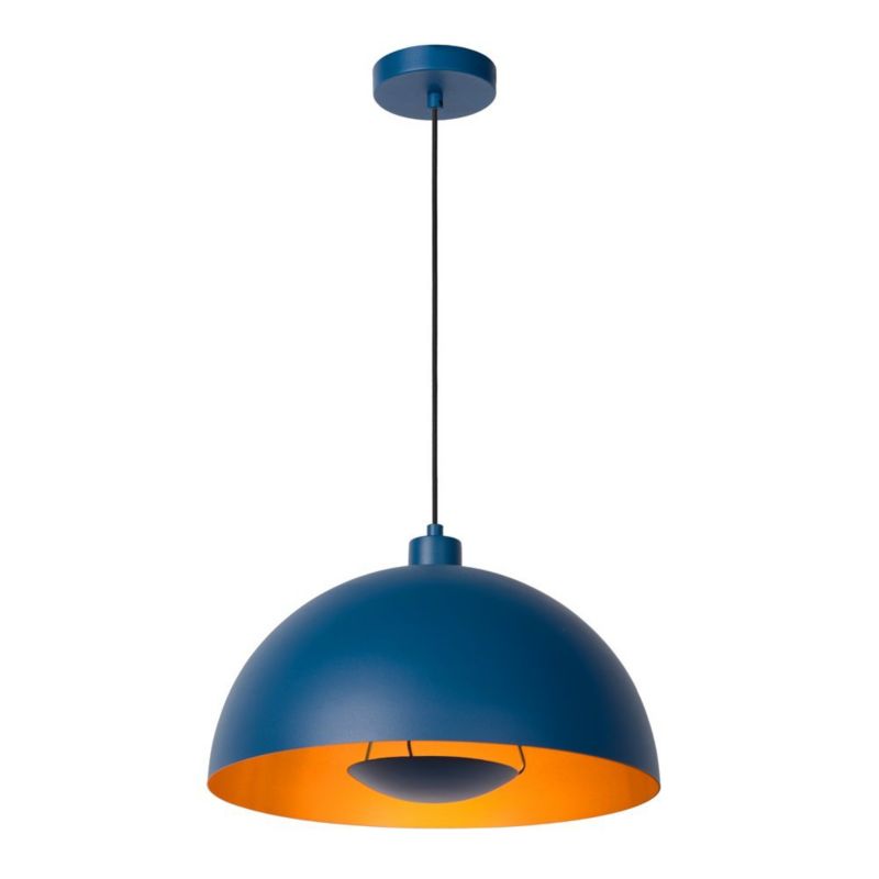 Lampa wisząca Lucide SIEMON niebieska 1xE27x40W IP20 wym:150x40x40cm - 1 szt.