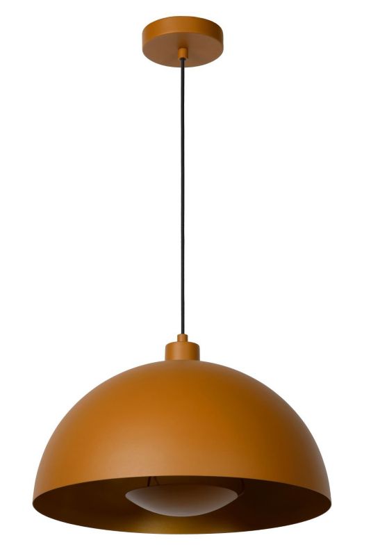 Lampa wisząca Lucide SIEMON żółto-pomarańczowa 1xE27x40W IP20 wym:150x40x40cm - 1 szt.