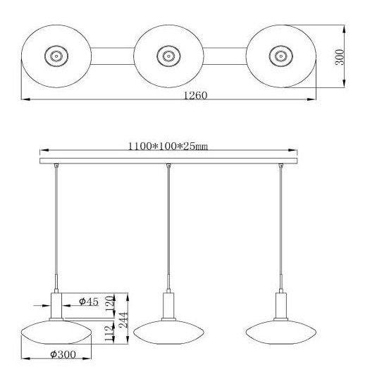 Lampa wisząca Lucide SINGALA złoto-odcienie złota-biała 3xE27x60W IP20 wym:169x126x30cm - 1 szt.