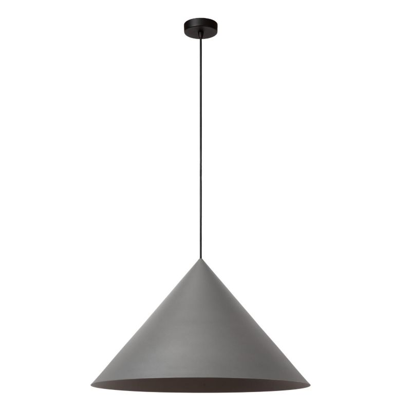Lampa wisząca Lucide SPITZE szaro-czarna 1xE27x40W IP20 wym:180x60x60cm - 1 szt.