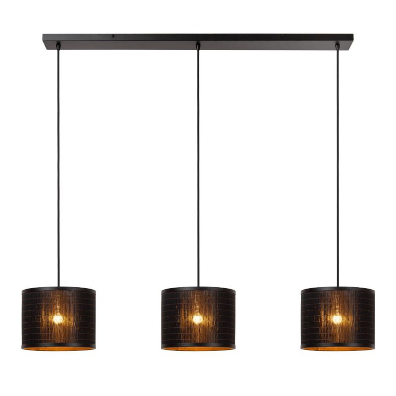 Lampa wisząca Lucide TAGALOG czarna 3xE27x40W IP20 wym:150x130x30cm - 1 szt.