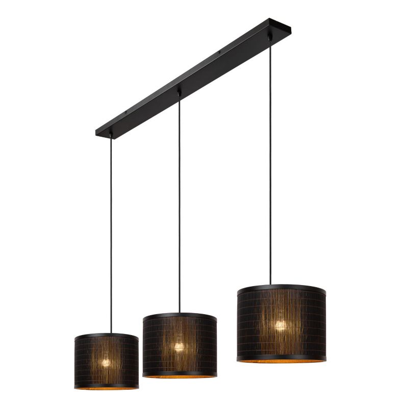 Lampa wisząca Lucide TAGALOG czarna 3xE27x40W IP20 wym:150x130x30cm - 1 szt.