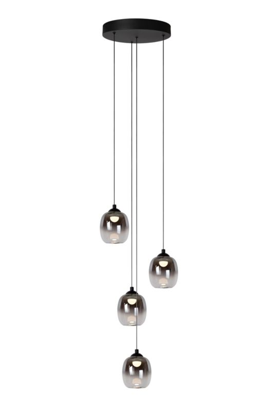 Lampa wisząca Lucide TAMINO czarna-dymiona LED 20.8W 3000K 2400lm IP20 - 1 szt.
