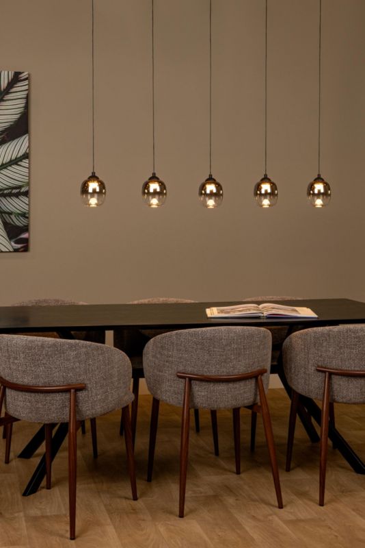 Lampa wisząca Lucide TAMINO czarna-dymiona LED 28W 3000K 2500lm IP20 - 1 szt.