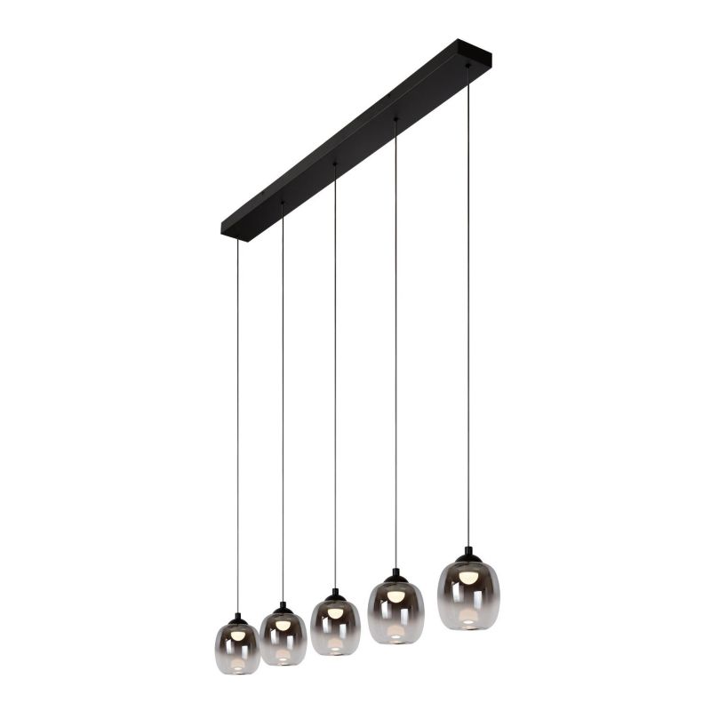 Lampa wisząca Lucide TAMINO czarna-dymiona LED 28W 3000K 2500lm IP20 - 1 szt.