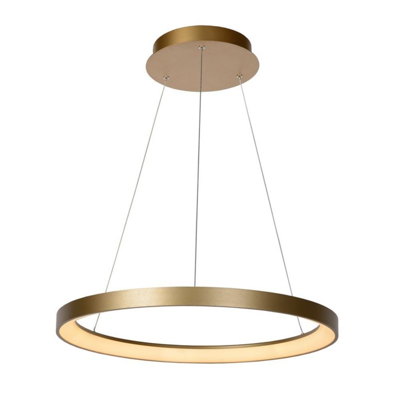 Lampa wisząca Lucide VIDAL złoto-odcienie złota LED 48W biały ciepły 2700K 2987lm IP20 wym:150x58x58cm - 1 szt.