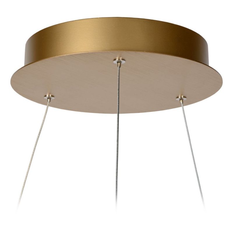 Lampa wisząca Lucide VIDAL złoto-odcienie złota LED 48W biały ciepły 2700K 2987lm IP20 wym:150x58x58cm - 1 szt.